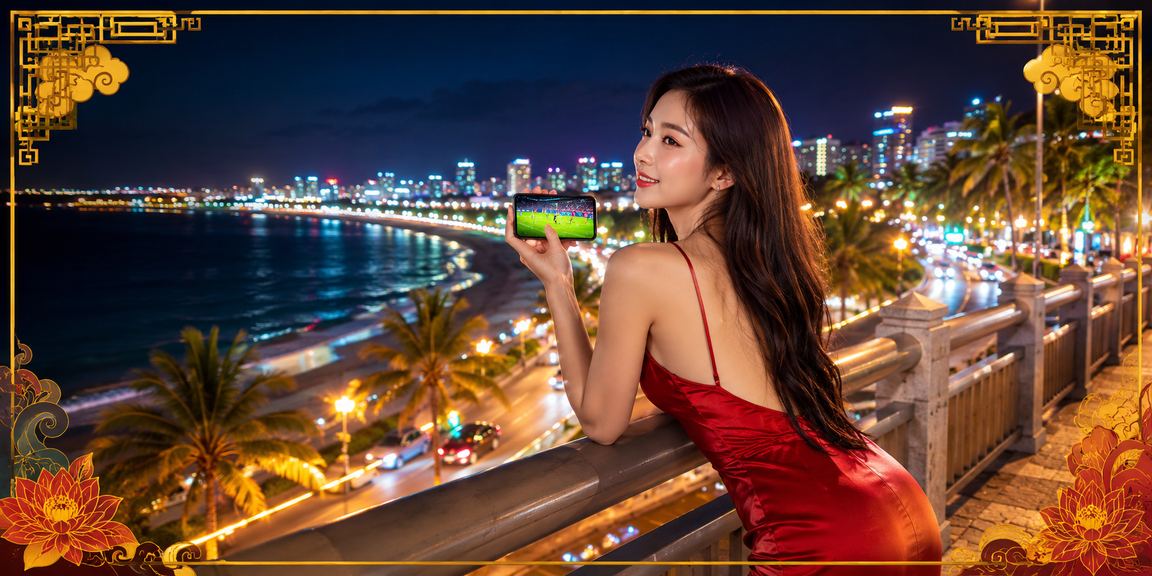 Người chơi sử dụng voucher trên điện thoại tại Phan Thiết