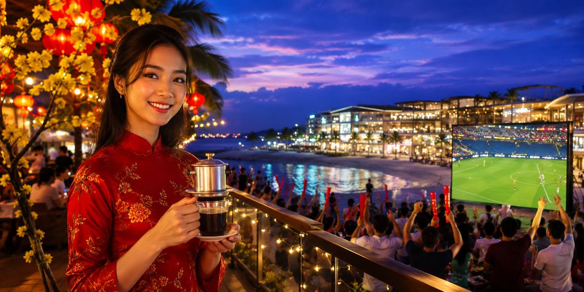 Người chơi cá cược bóng đá tại Phú Quốc theo dõi trận đấu